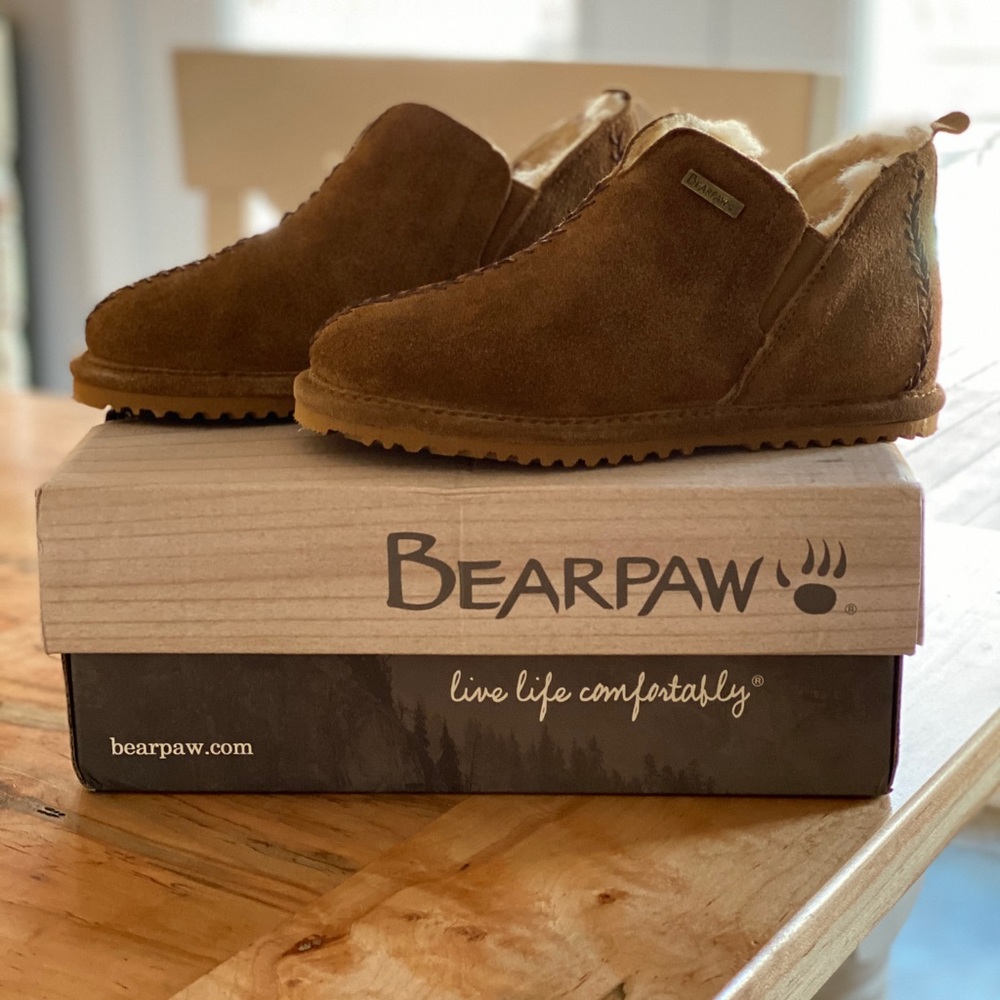 Kids Bearpaw Slip On Boots